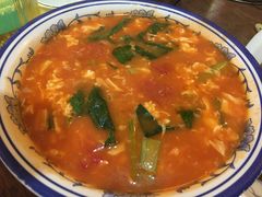 西红柿拌汤-春和發特色蒸饺(浐河西路店)