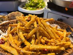 干煸藕丝-不夜天烧烤牛骨头(南湖店)