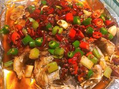 腌过再烤的鲈鱼-苦尽酒馆·川菜(鼓楼店)