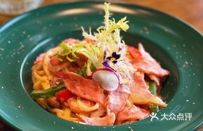 Pan-Seared Bacon Cream Pasta