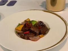 翠玉双葱爆M6&nbsp;和牛-金轩中餐厅 Jin Xuan(浦东丽思卡尔顿酒店)