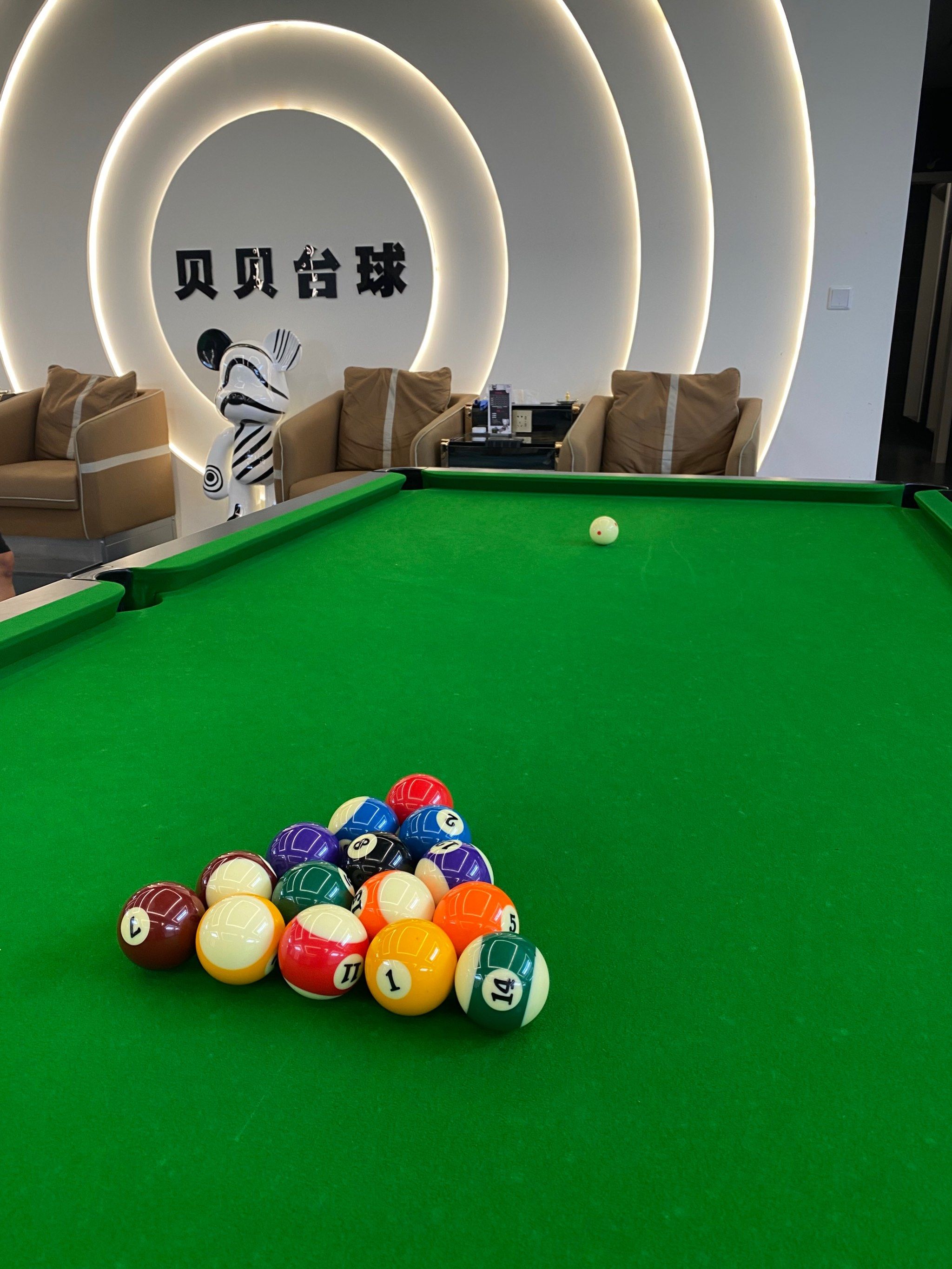 不错的台球室[爱心]助教小姐姐青春靓丽