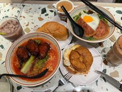 皮蛋芫荽火腿通粉-华嫂冰室(湾仔店)
