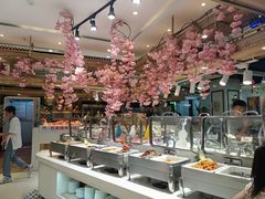 自助取餐区-阿尔卑斯比萨牛排自助(万达广场店)
