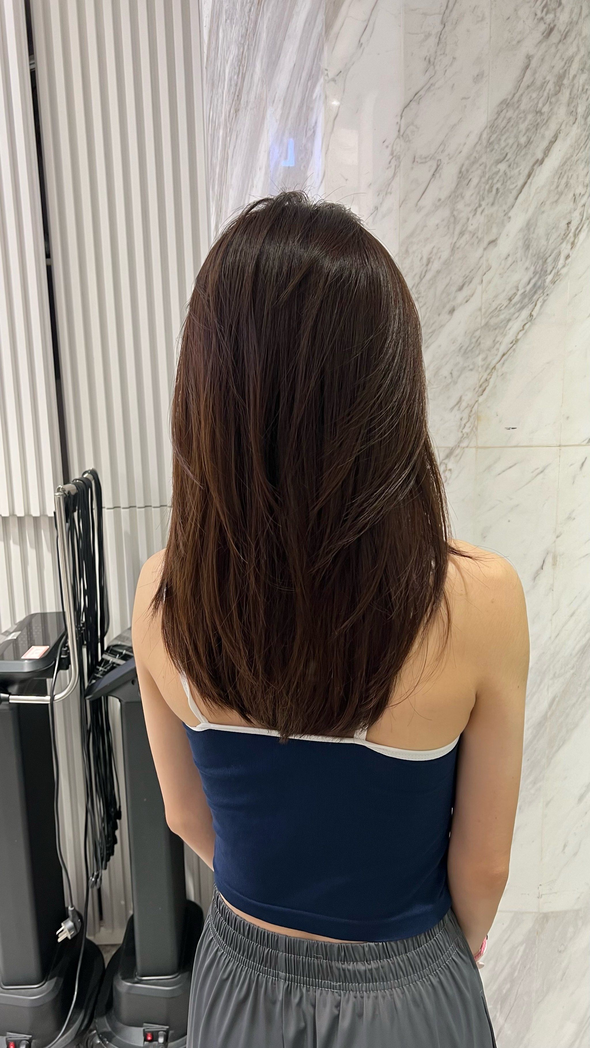 高层次长发背影杀