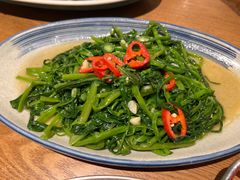 椒丝腐乳炒通菜-常来小聚·广州非遗传承餐厅(地王广场店)