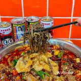 排了几个小时的队吃的水煮鱼真的好值❗