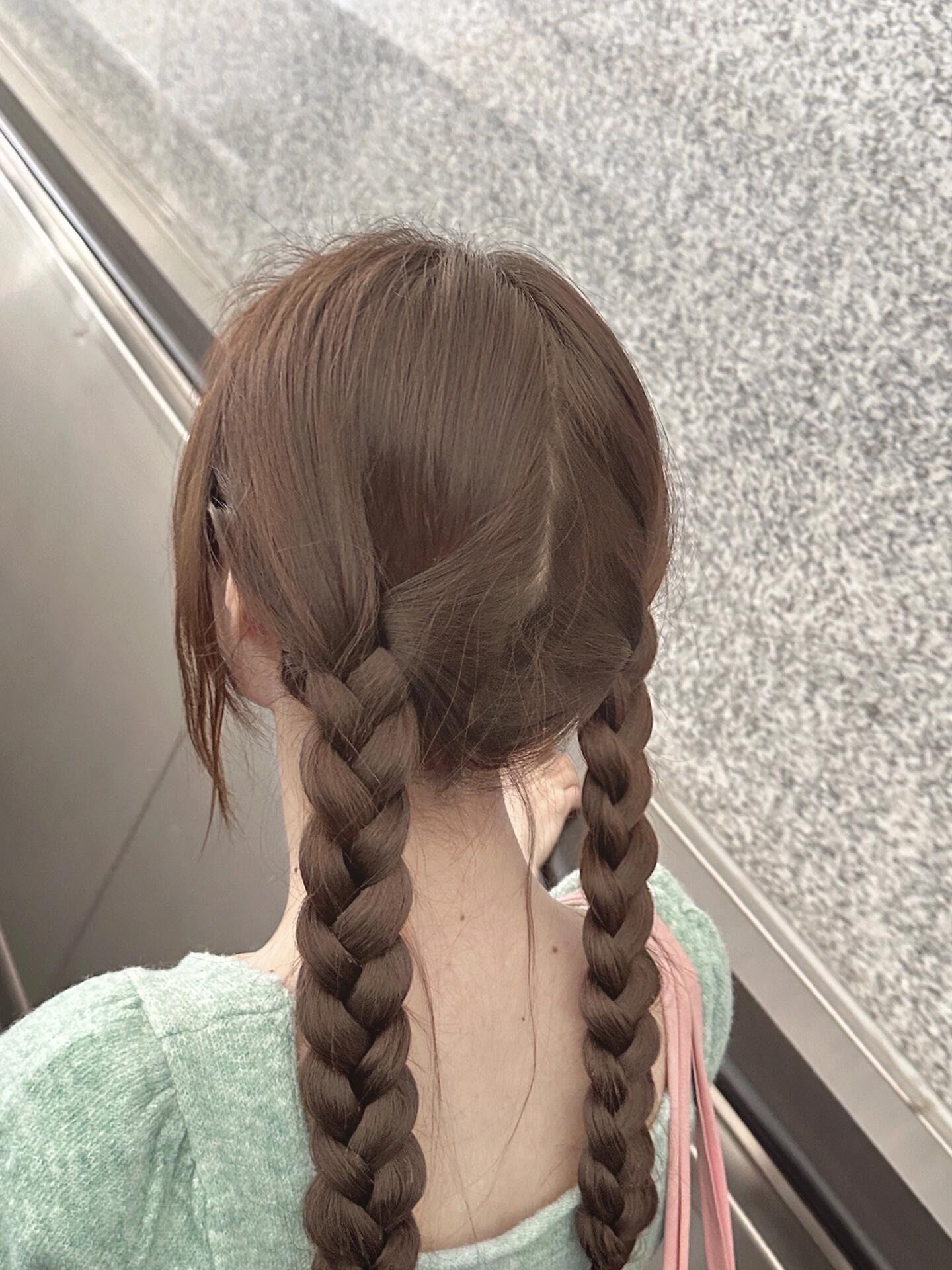 学会侧边编发超简单