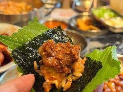 -草家酱蟹炭火烤肉店(珲春南路一店)