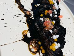 黑叉烧配热情果鱼籽-小大董·烤鸭(观景餐厅·南京西路店)