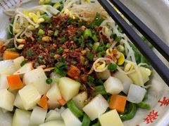 油泼面-手擀菠菜面(西康路店)