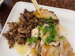 猪脚拼炒鸭饭-猪脚洪隆江猪脚饭
