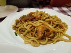 海鲜炒乌冬-开心果牛扒城(雍华庭店)