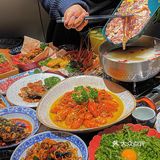 谁懂❗️粥底火锅配潮汕生腌有多鲜🤩