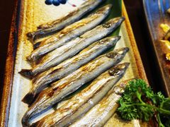 自助烤多春鱼-森本家精致料理(迎胜东路店)