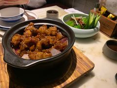 蒜香蜜汁排骨-绿茶餐厅(乐峰广场店)