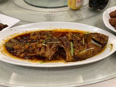 干烧大黄鱼-丰泽园饭店
