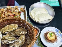 -蚝堡·生蚝海鲜烧烤物种起源•海肠捞饭(刘公岛店)