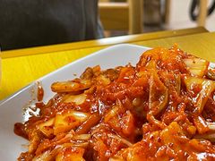 辣白菜炒五花肉-屋里家延边朝鲜族冷面(南园店)