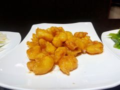 糖醋虾仁-老牌坊•鲁菜名店•地道济南菜(大观园商埠店)
