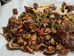 -东来菜馆•手抓海鲜家常菜•海鲜锅贴(鸽子窝店)