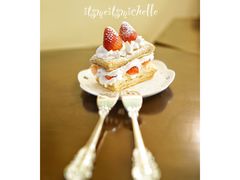 草莓奶油拿破仑-治愈系甜品The Soothing Dessert(科海大楼店)