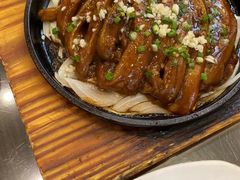 铁板酱烧茄子-鸿运楼烤鸭店(天桥店)