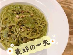 青酱蘑菇鸡肉意面-UPPER KITCHEN(延安路店)