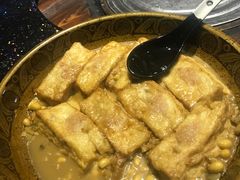 蛋白葱花煎酿豆腐-渔米粥(罗湖店)