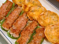 墨鱼饼酿尖椒双拼-朱仔记食府(江南大道店)