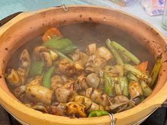 酱爆猪生肠-天宝食坊·啫啫煲大排档(西华路店)