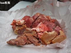 切好的肉&nbsp;味道很不错-刘纪孝腊牛羊肉(北广济街店)