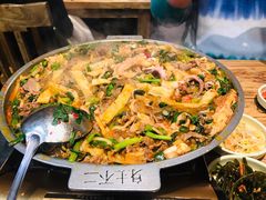 牛肉八带鱼饼土豪锅-京玉菲饭店(李村店)