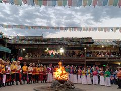 -摩梭传统篝火晚会