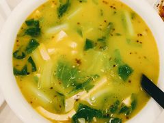 上汤小白菜炖豆腐-唐晋人家(源深路店)