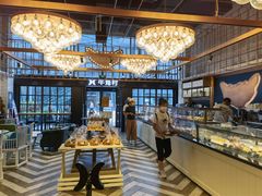 面包甜点陈列柜-牛角村(大族广场店)