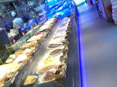 自助取餐区-渔民船说·北塘海鲜·天津菜·海肠捞饭(北塘古镇店)
