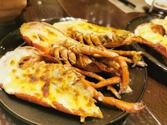 芝士焗龙虾-东莞富力万达文华酒店·美食汇·海鲜自助餐厅