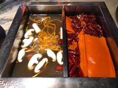 菌汤牛油鸳鸯锅-月满大江千层肚火锅(锦城大道店)