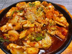 辣炒鱿鱼-全州豆芽汤饭