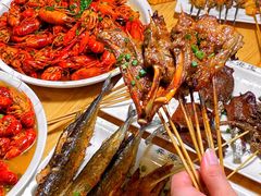 -龚海宝· 烧烤· 羊肉原切挂糊更好吃(庄市店)