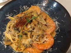 芝士蘑菇鲜虾意大利面-BE BRIGHT KITCHEN(正佳广场店)