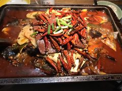 毛血旺烤鱼-探鱼·鲜青椒爽麻烤鱼(银泰城店)