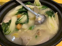 沙白芋仔煲白菜-台山美食一绝阿四台山黄鳝饭(阿四创作店)