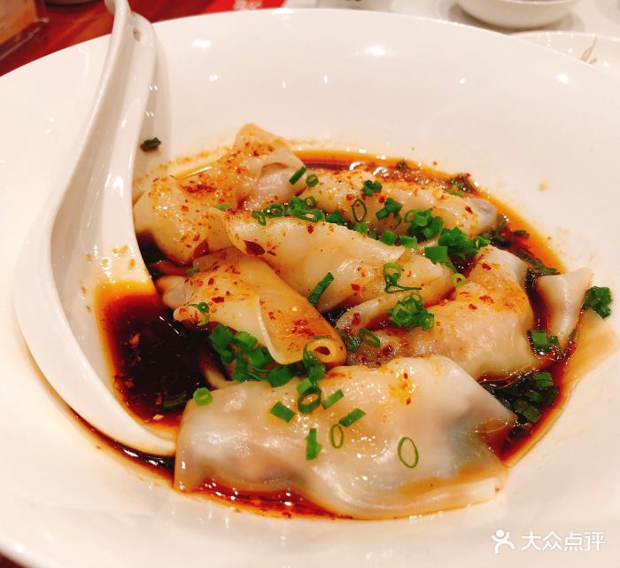 鼎泰丰(港汇广场店)-红油虾肉抄手图片-上海美食-大众点评网