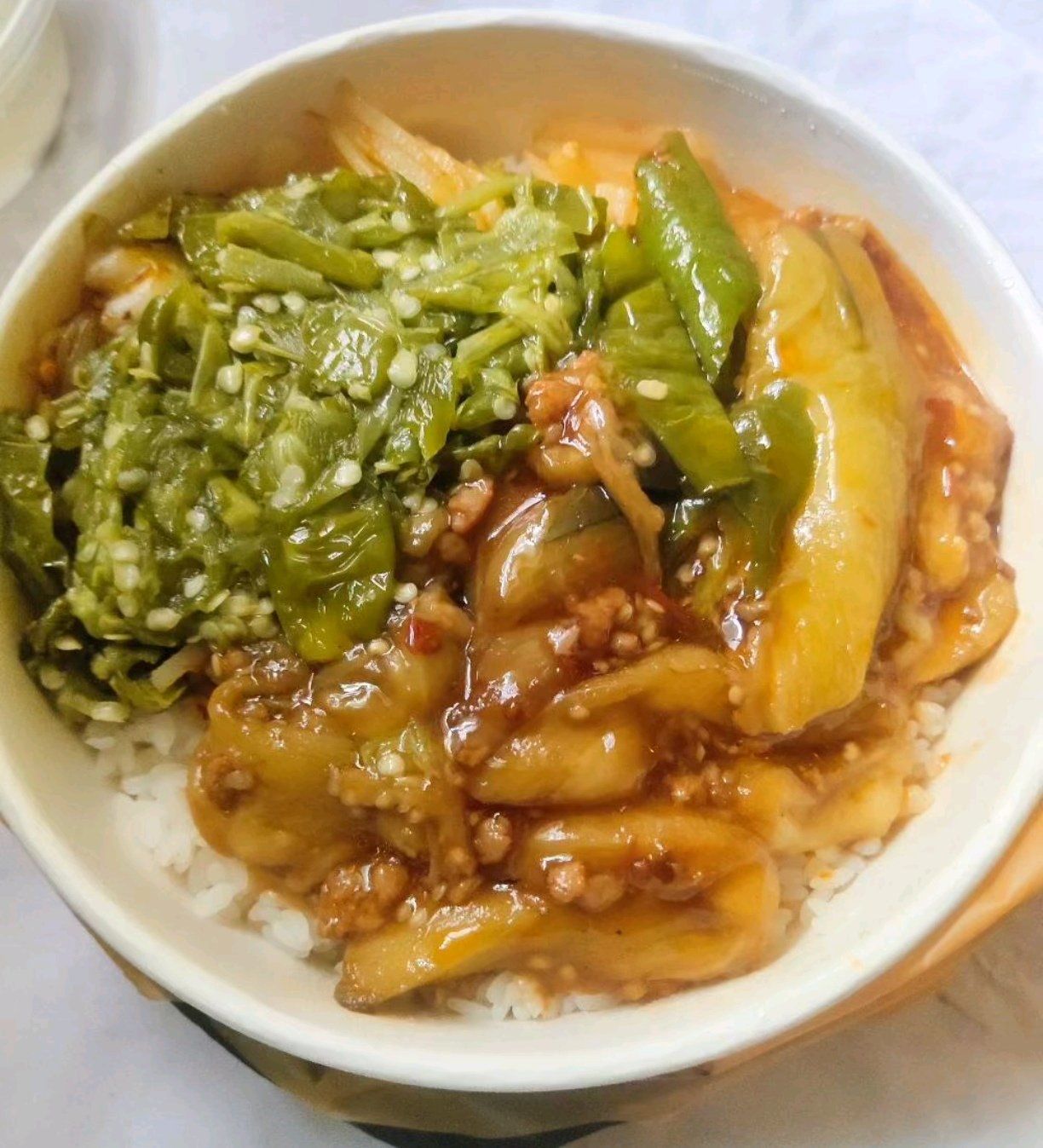 天天领红包 辣过瘾擂椒拌饭#拌饭 份量很足