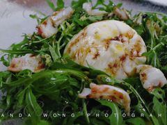 布拉塔奶酪佐章鱼番茄芝麻菜沙拉-BONAZZA 意大利餐厅