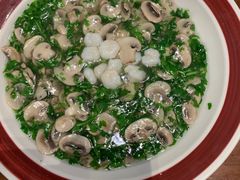 荠菜虾仁烩蘑菇-上海人家花樣年华(中山公园店)