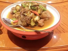 渔村鲍鱼炒鸡-小船渔村•大连菜•大连焖鱼(黄河路店)