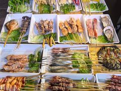 -山野的朋友露营炭火烤肉